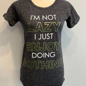 NEW Awake women's XS black short sleeve shirt